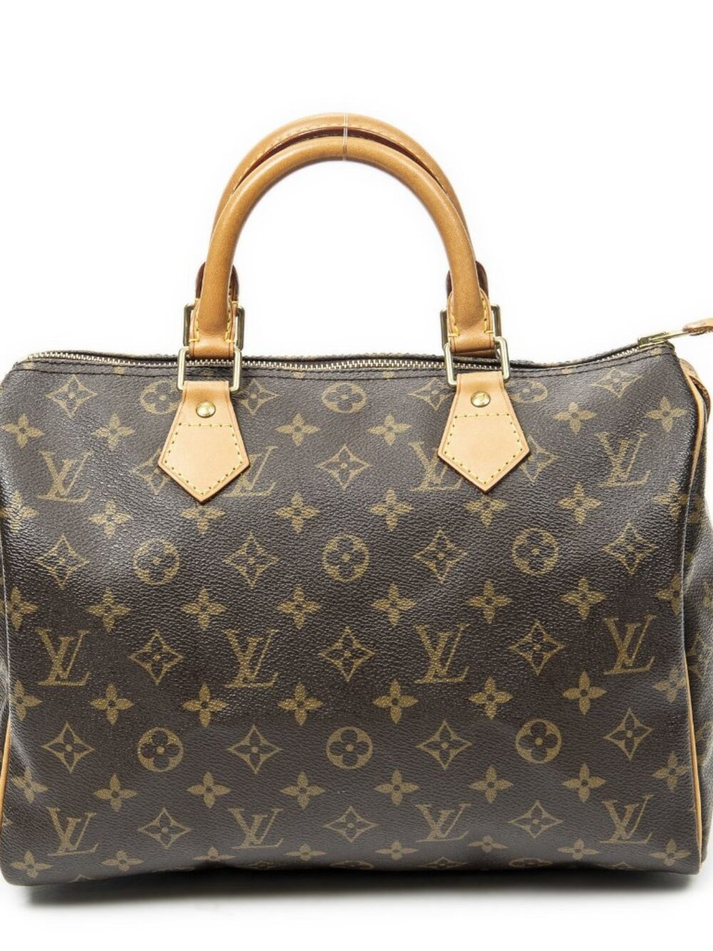 Louis Vuitton Speedy Brown Monogram Canvas Handbag